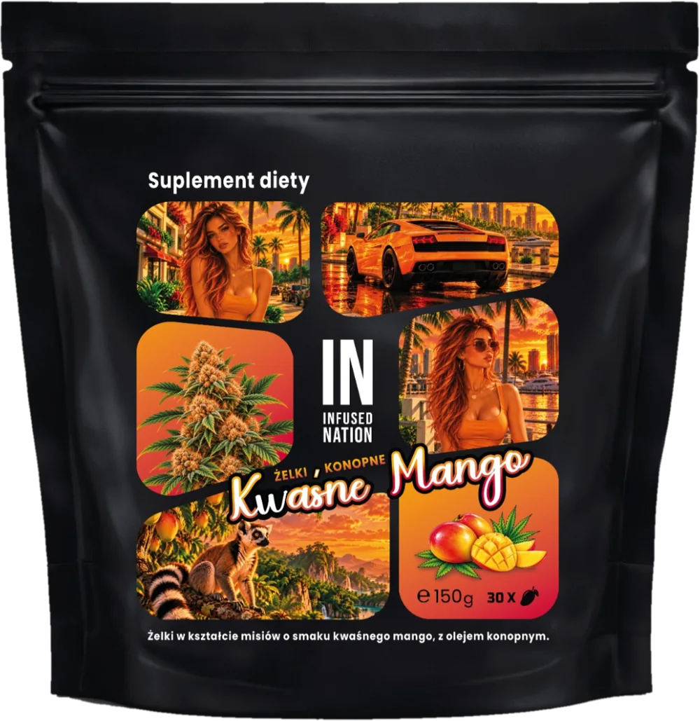 Paczka żelków Kwaśne Mango