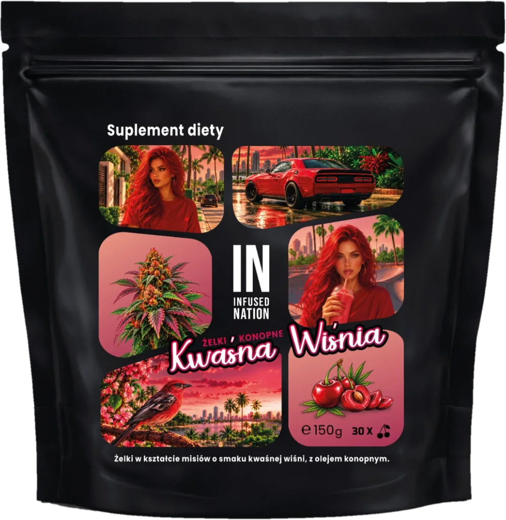 Paczka żelków Kwaśna Wiśnia
